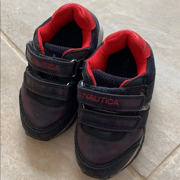 Nautica Red & Blue size 7 sneakers - Picture 2 of 5